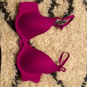 Pinkish purple bra